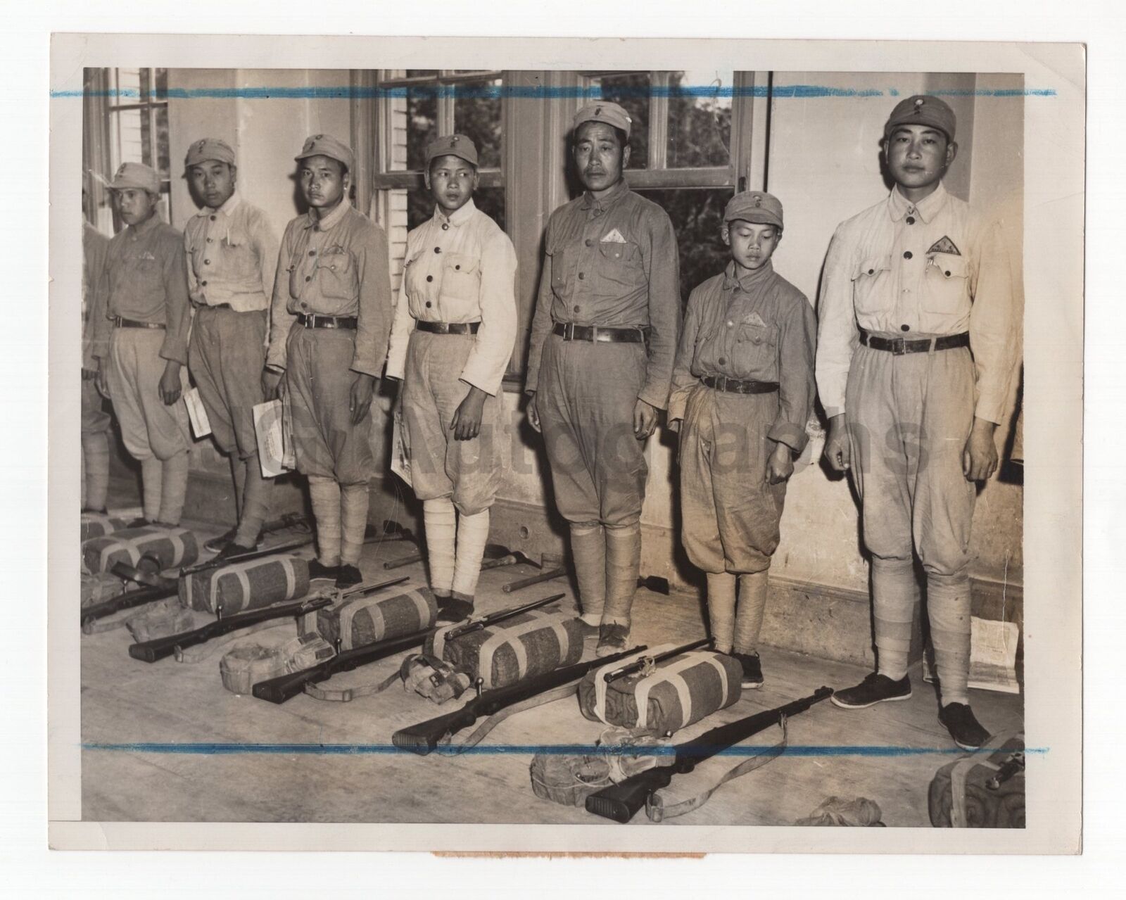 Chinese Civil War - Nationalists - Vintage Silver Print Press Photo Poster painting - 1950