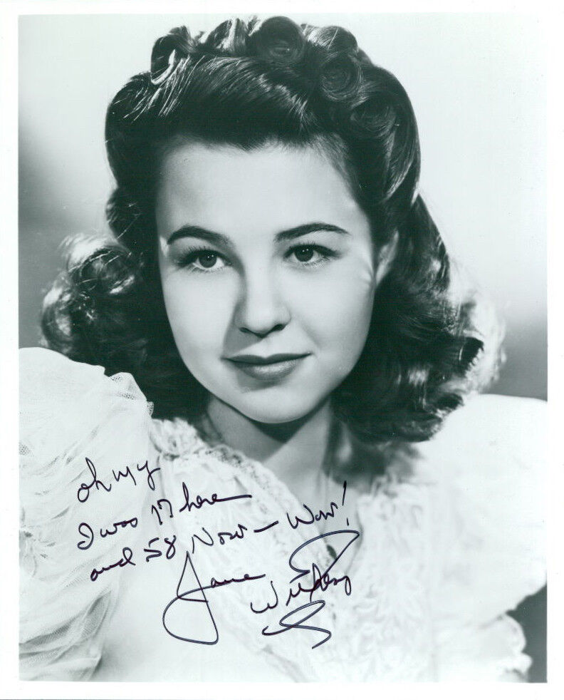 Jane Withers signed 8x10 Photo Poster painting COA