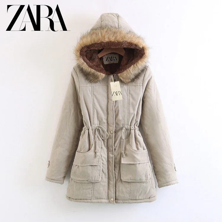 Nová dlhá vlnená bunda ZARA s kapucňou