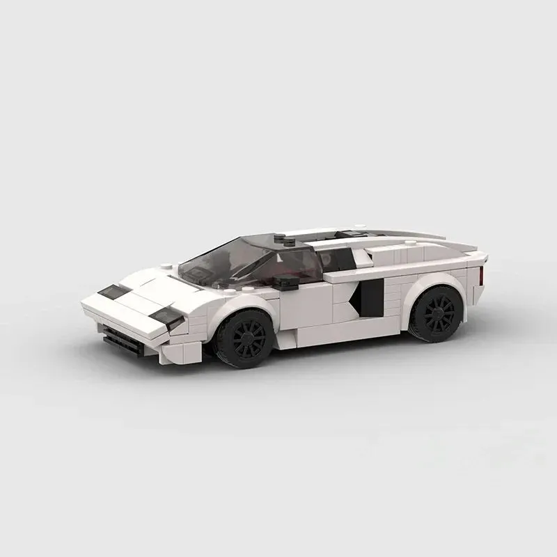 Lamborghini Countach Custom Car MOC LBS monstertoys