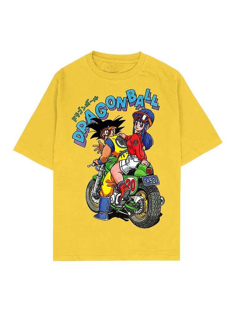 DBZ Retro Yellow Tee