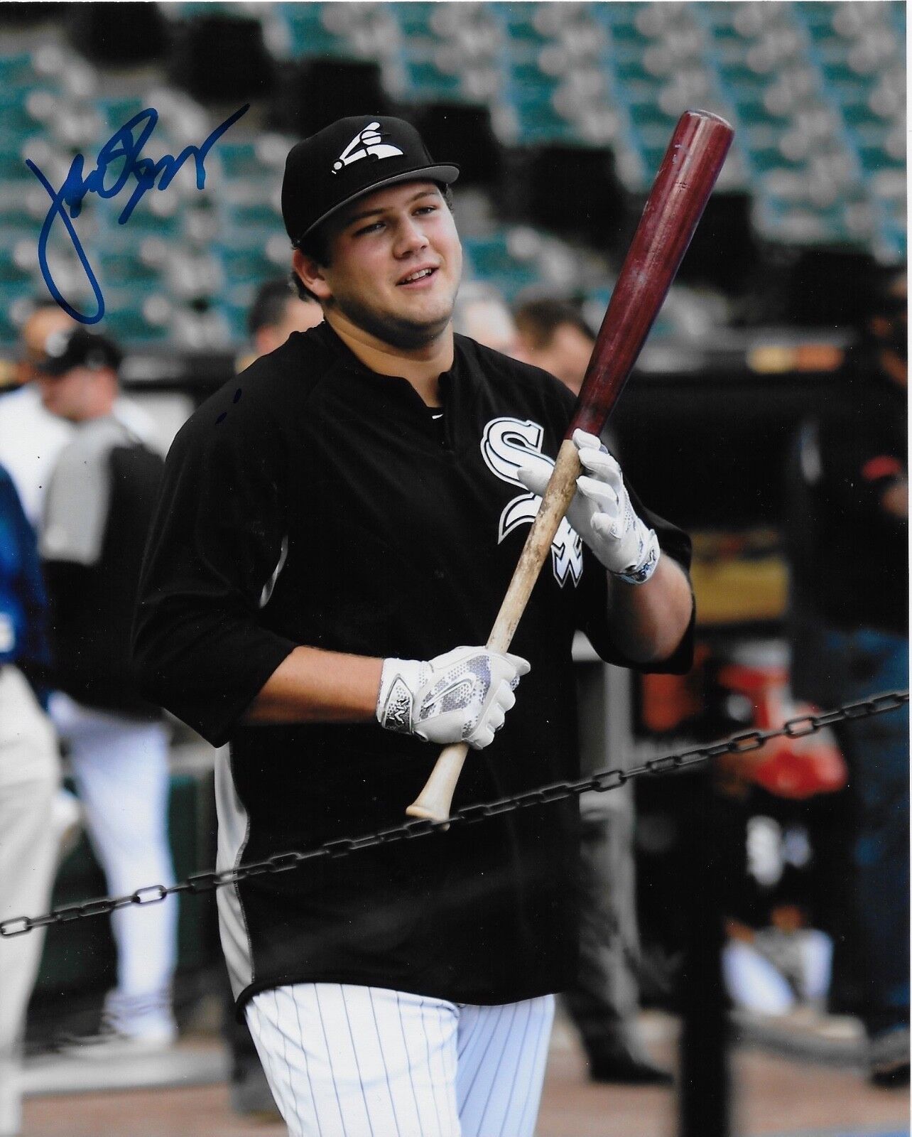 JAKE BURGER 'CHICAGO WHITE SOX' 2017 1ST RD PICK SIGNED 8X10 PICTURE *COA 2