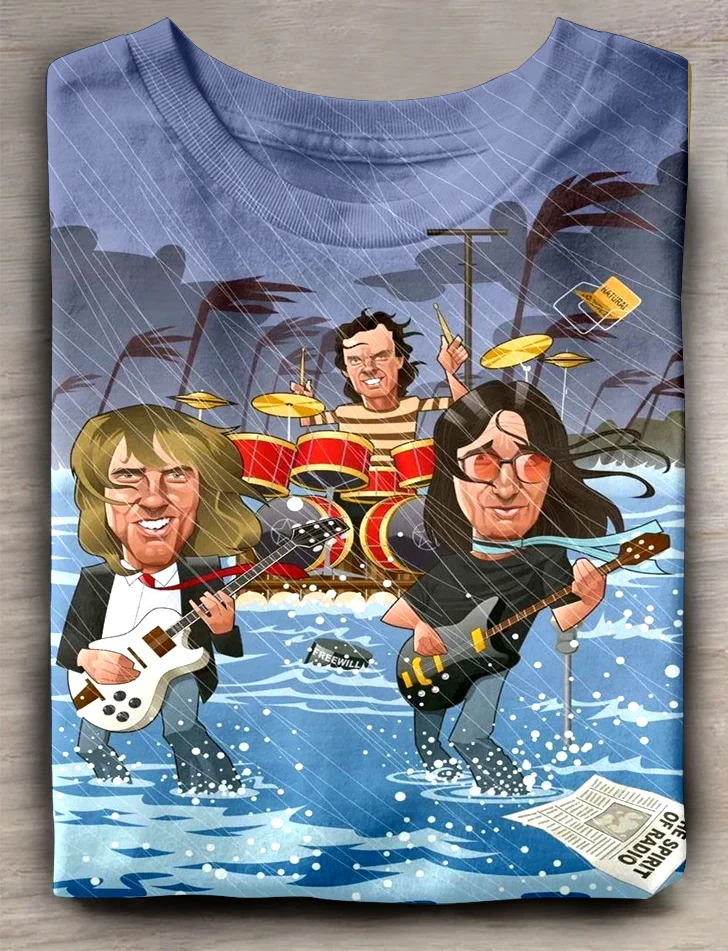 Teecade Teecade Rush Band T-shirt