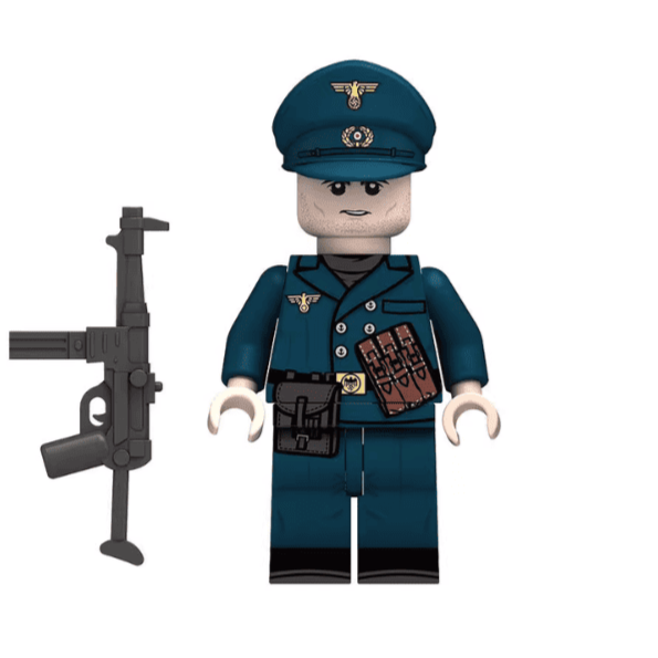 WW2 Military Obermaat Custom Military Minifigure Minifigure Bricks monstertoys
