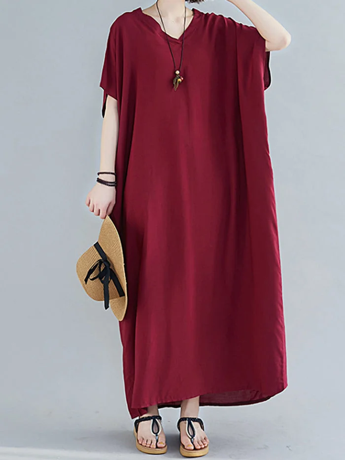 Summer New Ethnic Style Large Size Women's Casual Dress