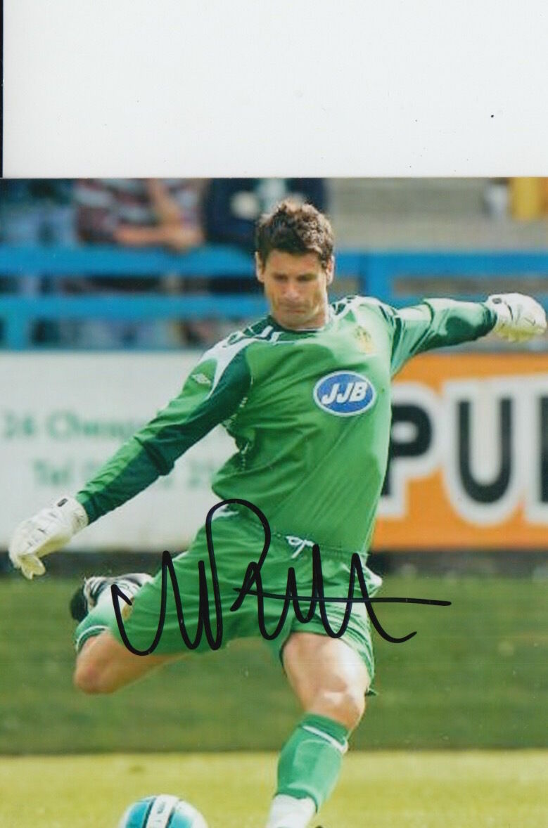 WIGAN HAND SIGNED MIKE POLLITT 6X4 Photo Poster painting 1.