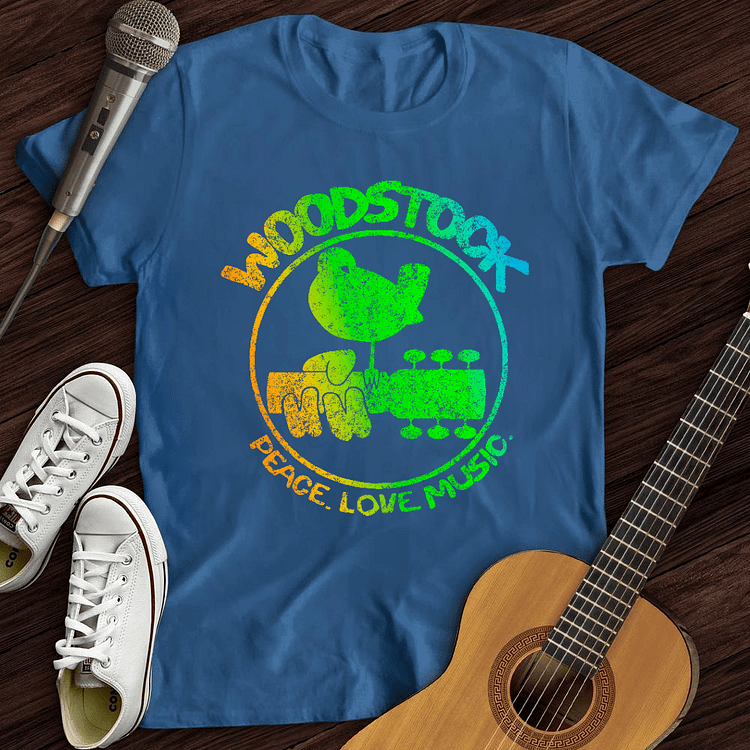 Woodstock Peace Love Music T-Shirt