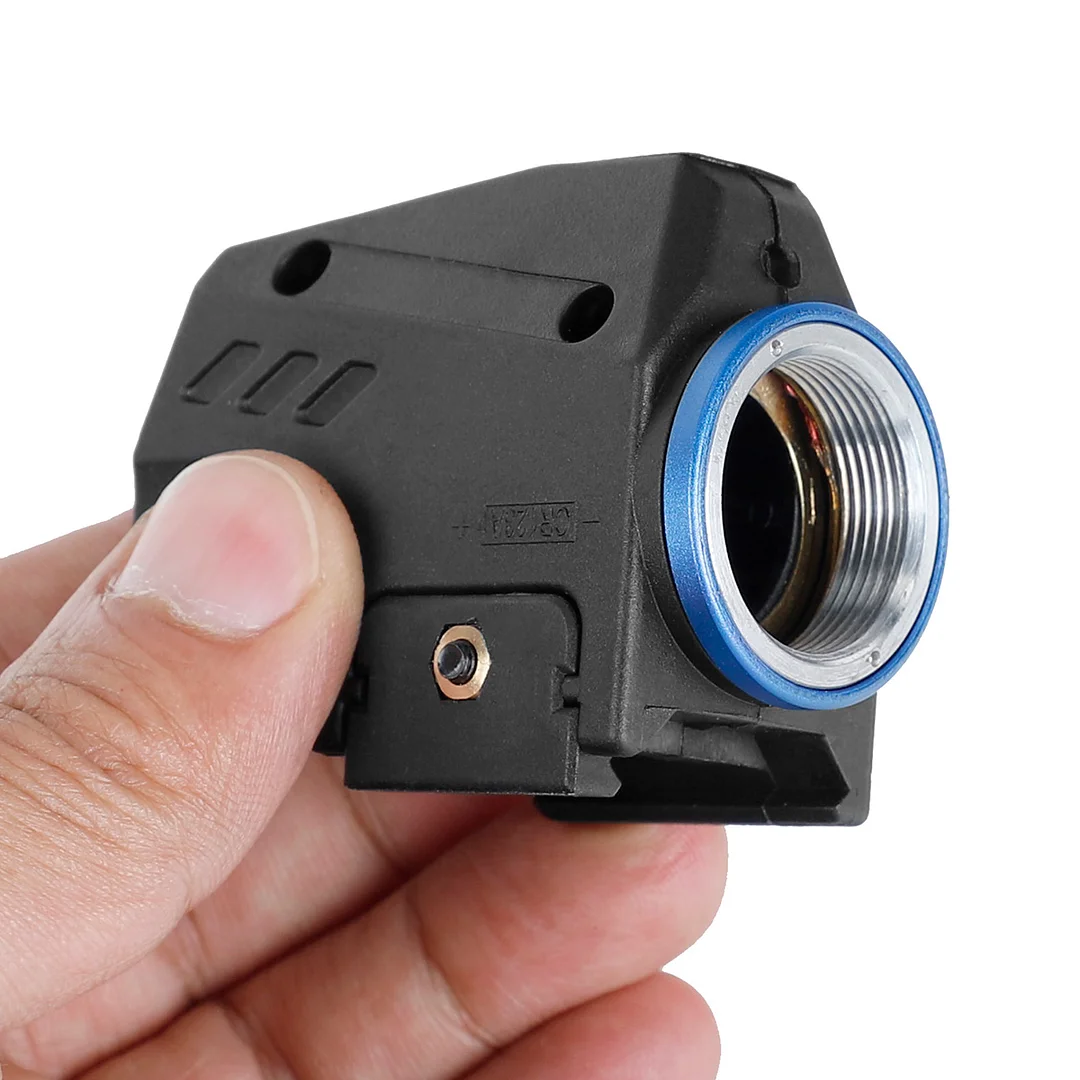 ohhunt® Mini Flashlight Blue Laser White LED Flashlight Combo with 20mm Picatinny Rail Mount Weapon Torch Light