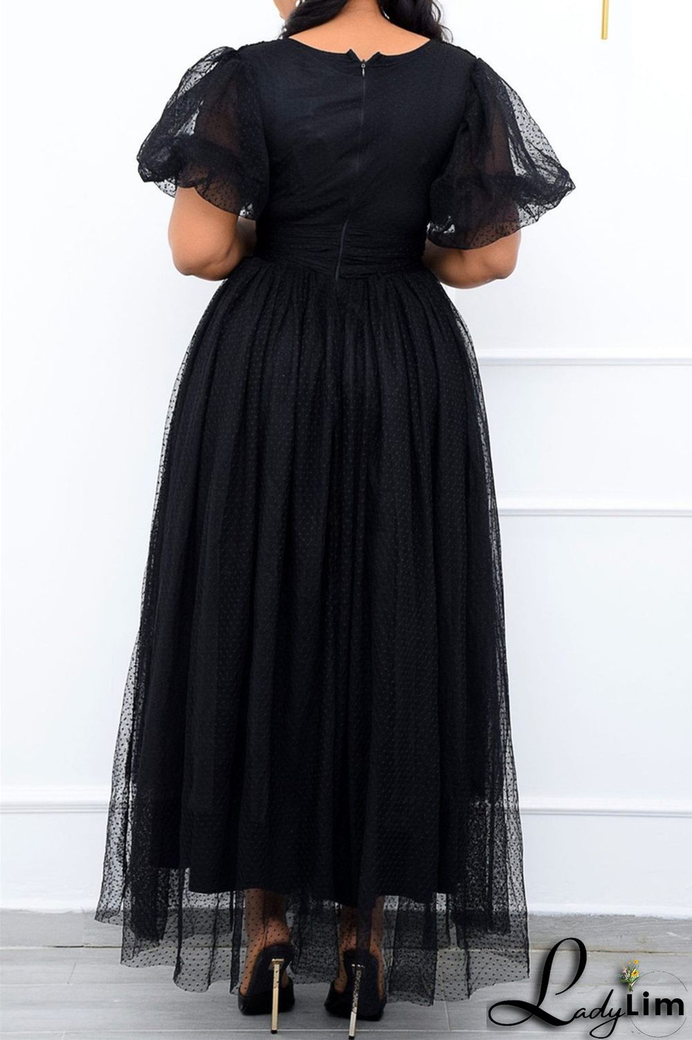 Purple Fashion Casual Solid Split Joint V Neck A Line Dresses