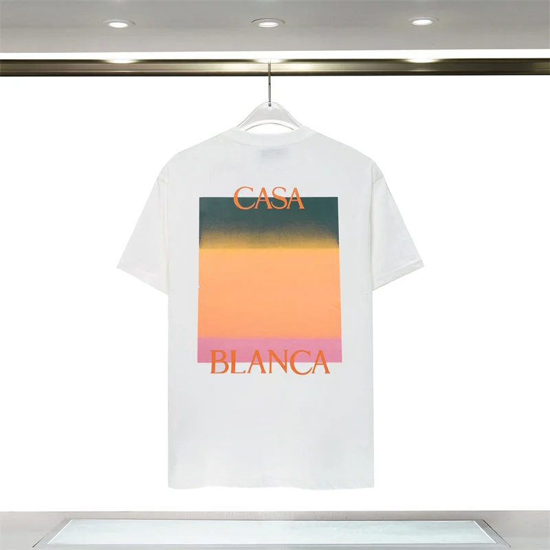 Casablanca 2023 new fashion T-shirt short sleeves
