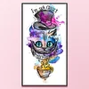 (Big Size)Alice'S Cat - 11CT Stamped Cross Stitch - 35*65cm - Disney
