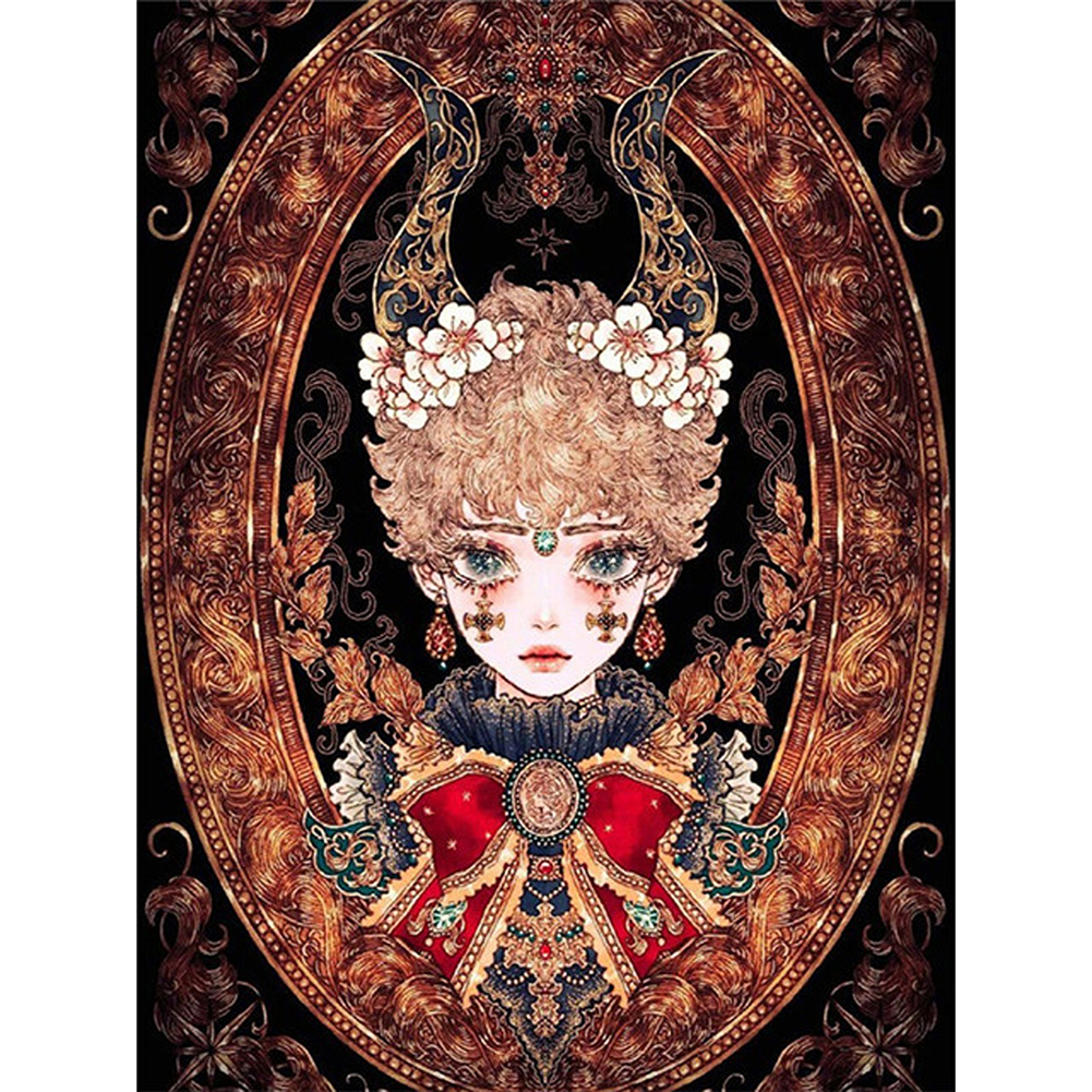 

Curly Hair Beauty - Special Shaped Diamond Painting - 30*40CM, 501 Original