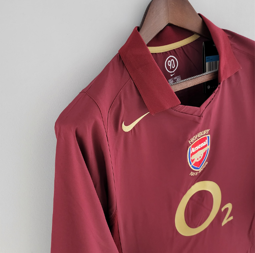 Retro 05/06 Arsenal Home Long Sleeve Thai version Football shirt 1:1