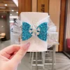Snowflake Princess Gauze Bowknot Hair Pins for Girls