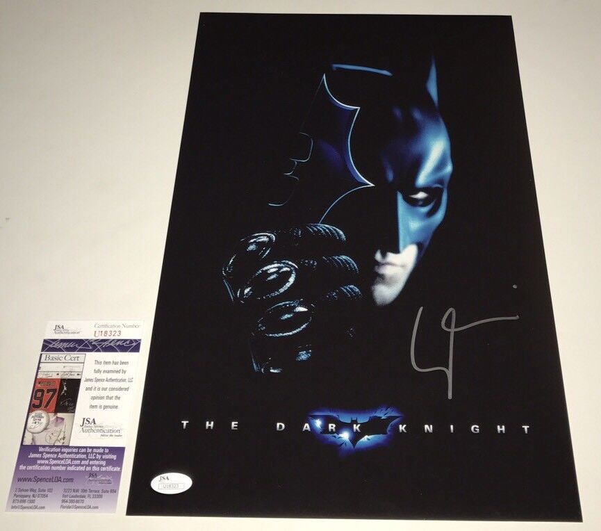 GARY OLDMAN Commissioner Gordon Signed 11x17 Photo Poster painting Batman Dark Knight JSA COA