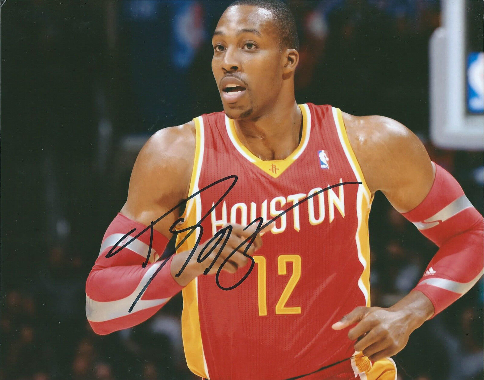 **GFA Houston Rockets *DWIGHT HOWARD* Signed 8x10 Photo Poster painting COA**