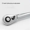 1/4 inch Mini 72 Tooth Ratchet Wrench CR-V Socket Spanner Car Repair Tool