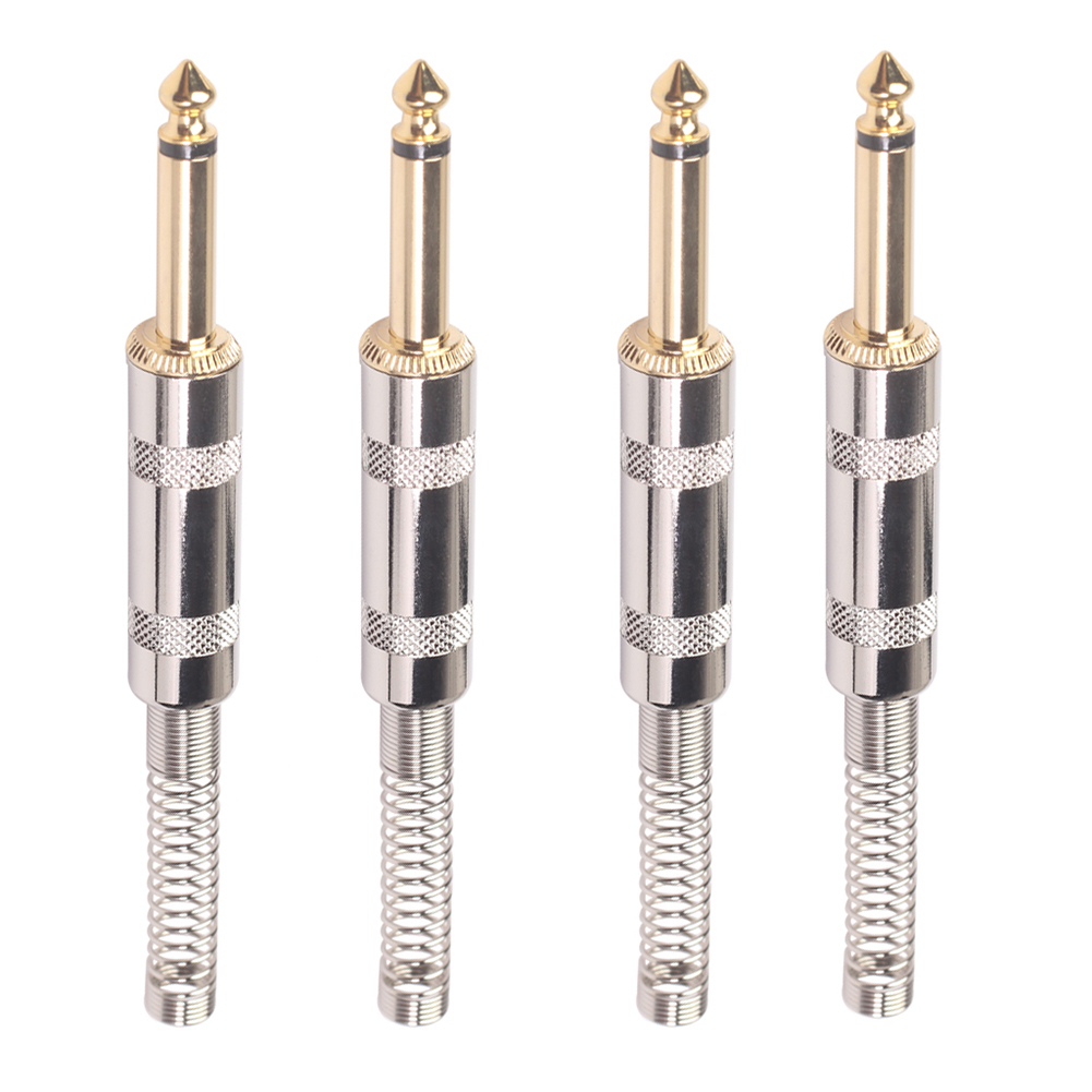 

TC048 Zinc Alloy 6.35mm Jack Male Mono Audio Connector Soldering Adapter, Gold, 501 Original