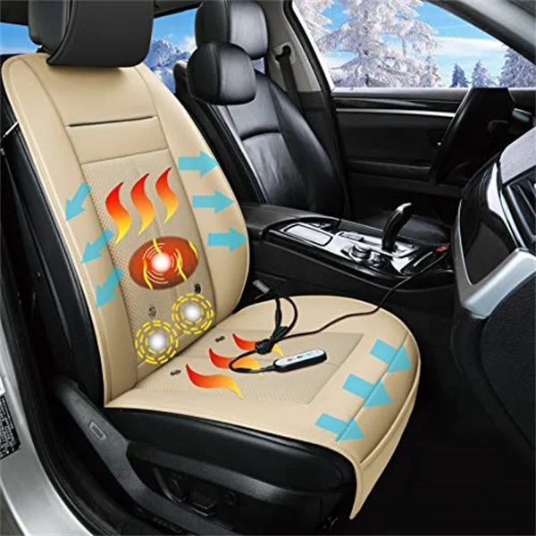 Universal Cooling & Warm Car Seat Cover Heated & Massage Chair Cushion