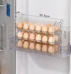 36pcs Egg Storage Box Refrigerator Side Door Storage Rack