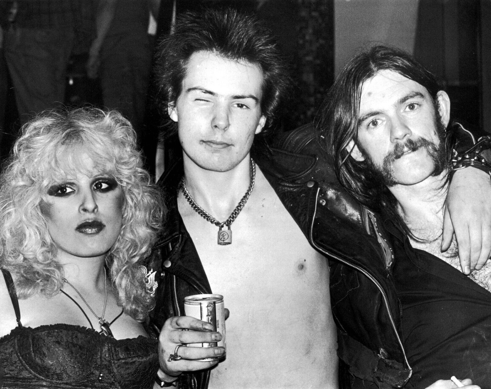 SID VICIOUS / Nancy Spugen / LEMMY 11x14 Photo Poster painting - sex pistols! MOTORHEAD!