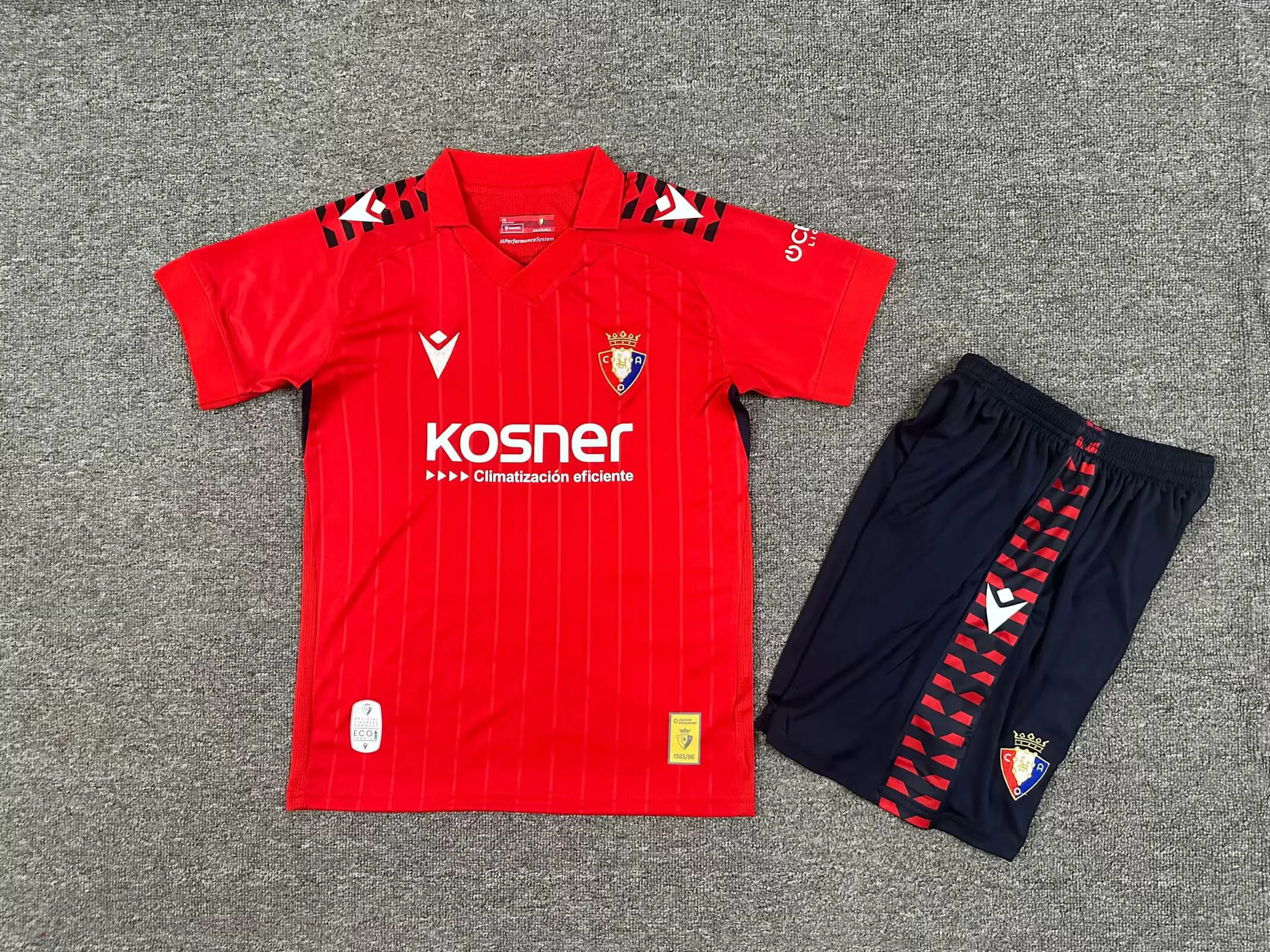 2025-2026 KIDS Osasuna Home Football Shirt 1:1 Thai Quality- Maxi Kits