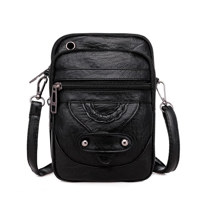 Female Cell Phone Purse with Leather Casual Square Wallets for Women Ladies Coin Pockets Shoulder Bags Crossbody Bag sac femme