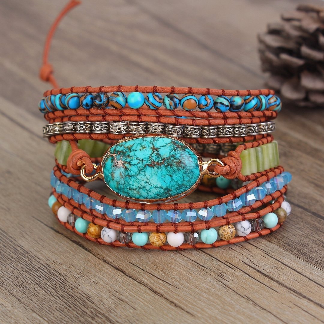 Bohemia style women beads bracelet-zachics