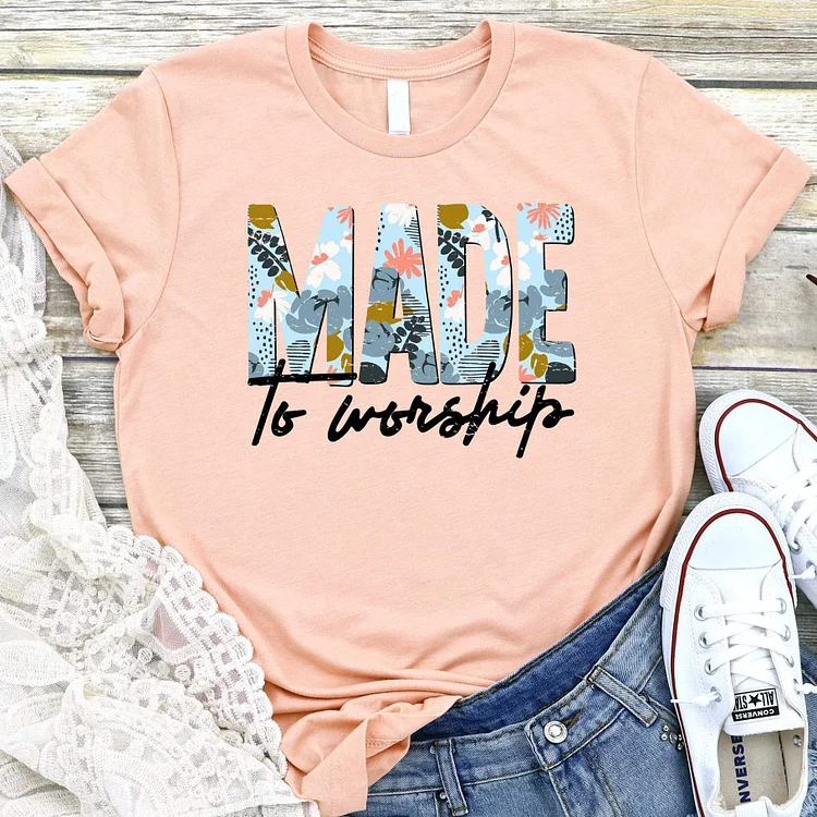 Made to Worship Tee-Annaletters