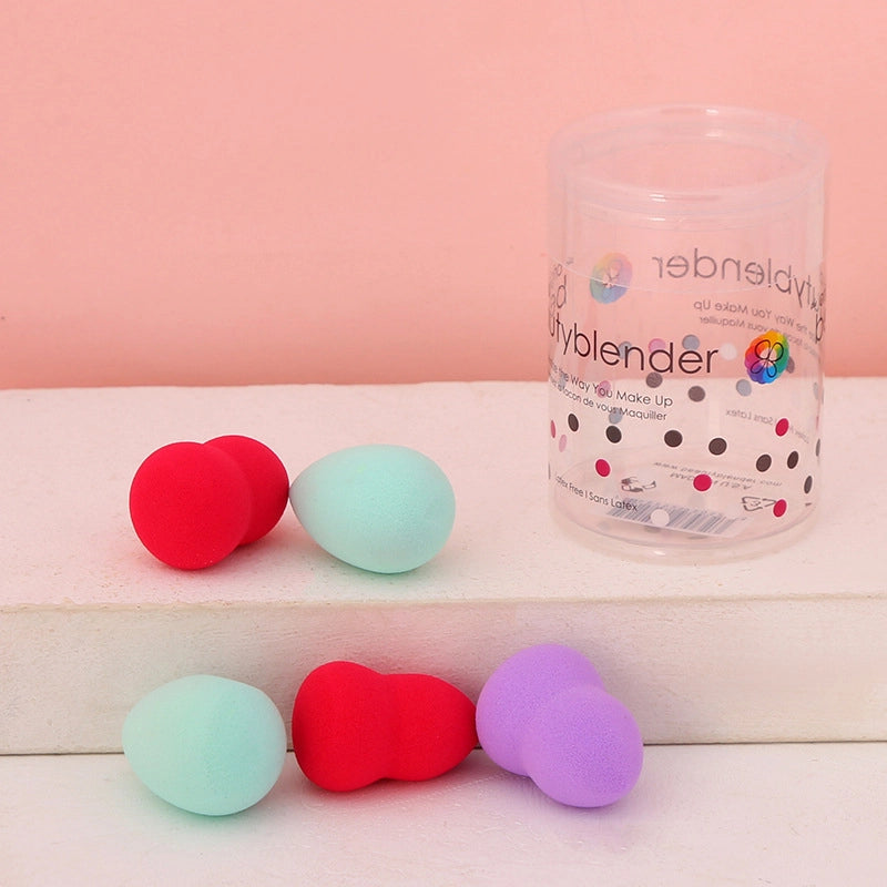 Casual Elegant Lady Multicolor Sponge Makeup Sponge 1 Set