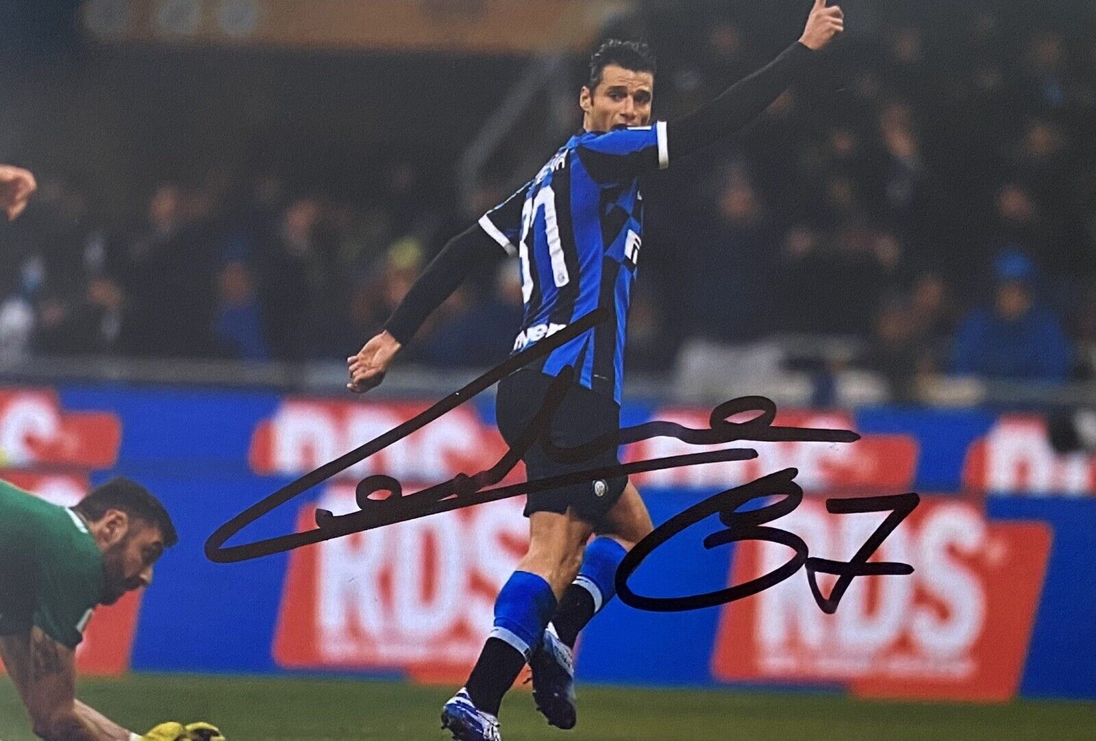 Antonio Candreva Hand Signed Inter Milan 6X4 Photo Poster painting