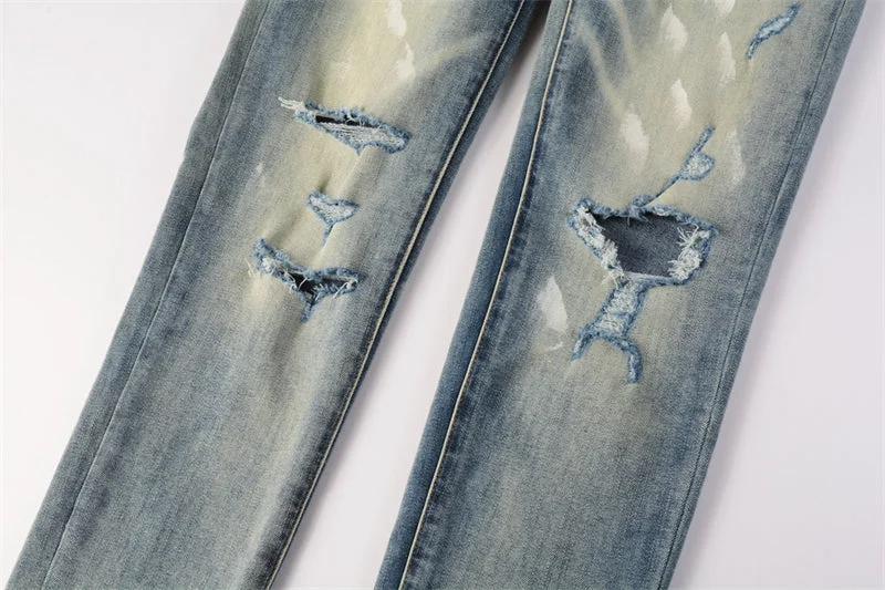 Purple 2023 New Fashion Jeans 9037