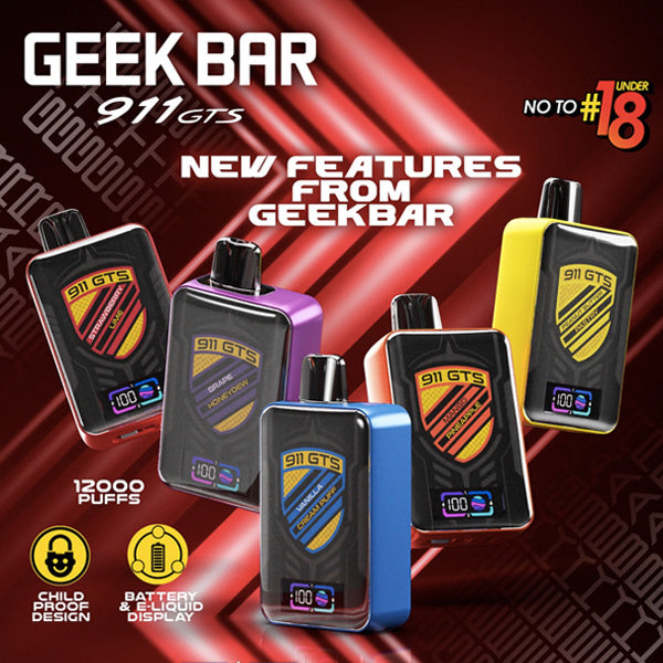 Geek Bar GTS911 12000 Puffs Disposable Vape Wholesale GEEK BAR OPVape
