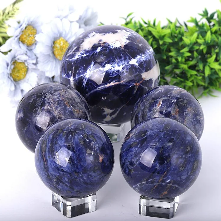 2.5"-4.0" Sodalite Sphere