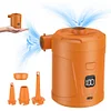 Electric Air Pump 4300Pa Mini Air Pump for Air Boat Swimming Ring (Orange)