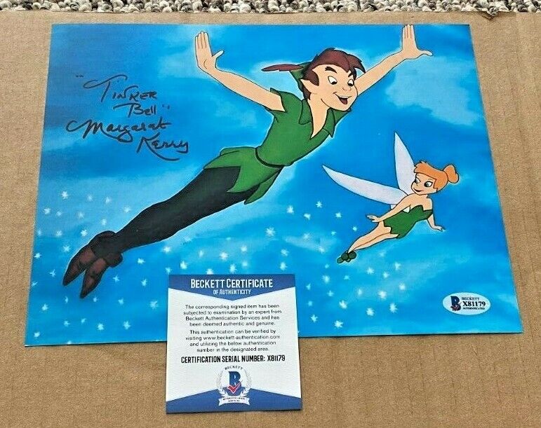 MARGARET KERRY SIGNED TINKER BELL 8X10 Photo Poster painting BECKETT CERTIFIED #3