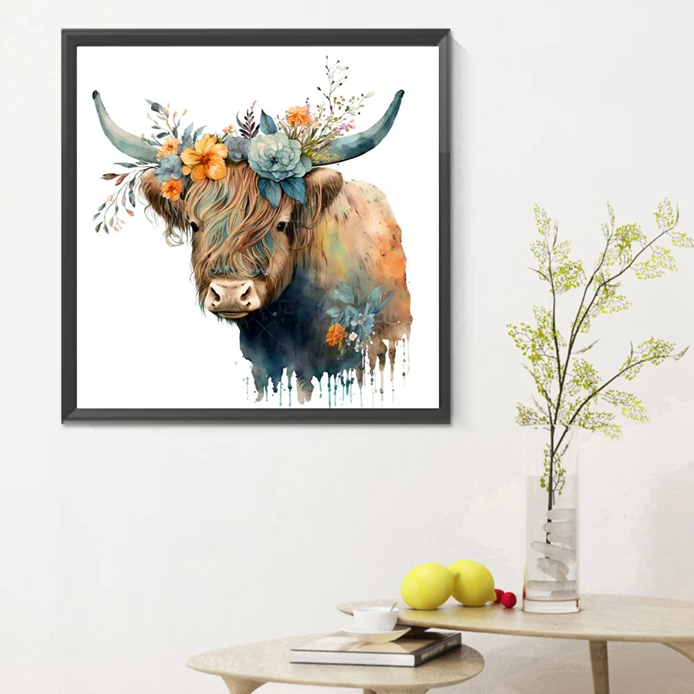 Diamond Painting - Full Round Drill - Flower Yak(Canvas|30*30cm)