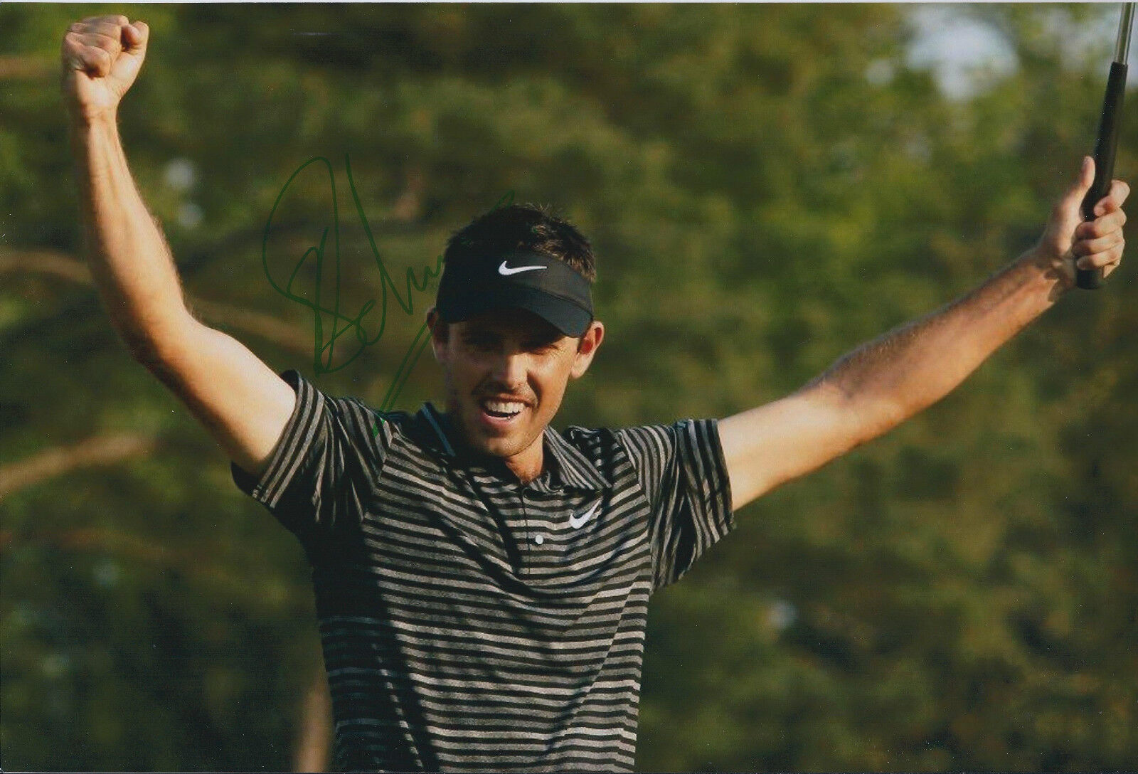 Charl Schwartzel SIGNED 12x8 Photo Poster painting AFTAL 2011 Masters Winner Golf