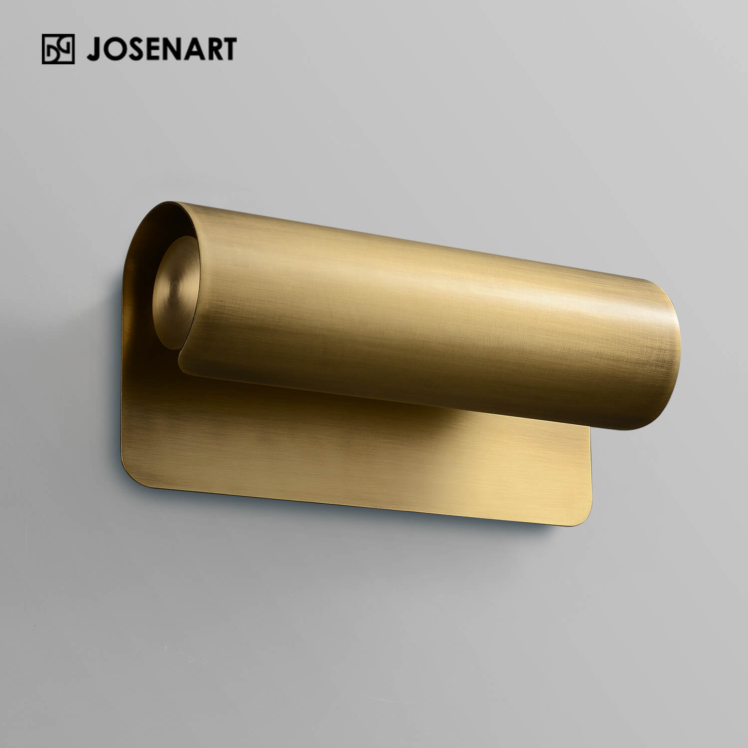 Accord 1 Light Wall Sconce in Aged Brass JOSENART Josenart