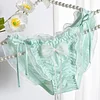 Ice Silk Lotus Leaf Sweet Bowknot Briefs