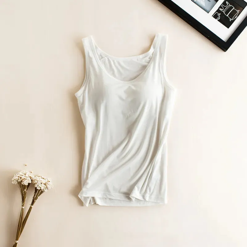 Built-In-Bra Tank Top