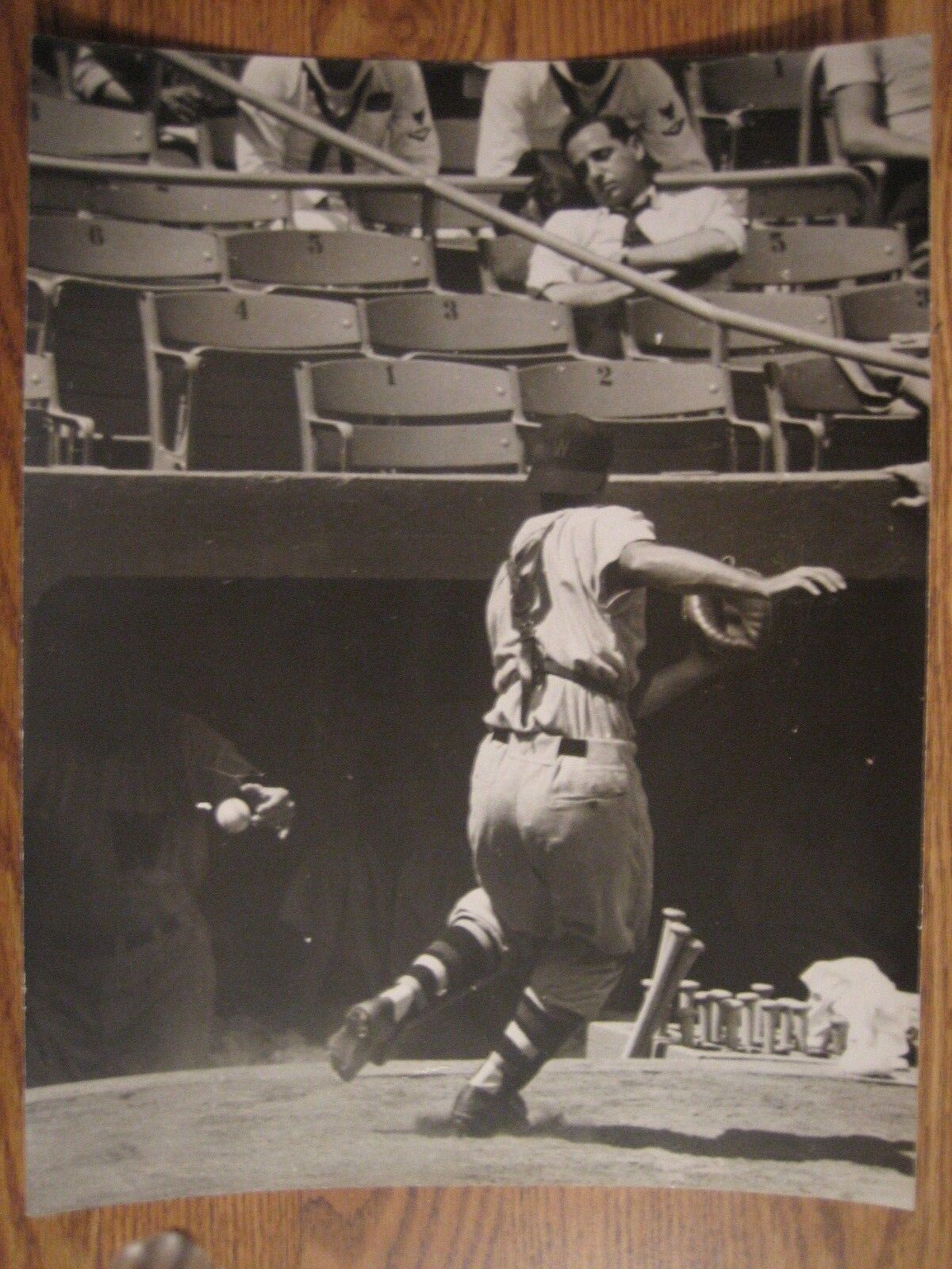 Ed Fitz Gerald Arthur Rickerby Press Original Photo Poster painting 10 x 13 Washington Senators