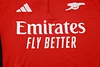 Joyfball 2025/2026 Kids Size Arsenal Half-Pull Training Suit Red Football Shirt 1:1 Thai Quality