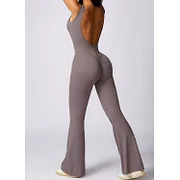 Fairfairfair New Gym Women Training Yoga Set Sportswear Women One Piece Jumpsuit Fitness Rompers Female Workout Legging Bodysuits
