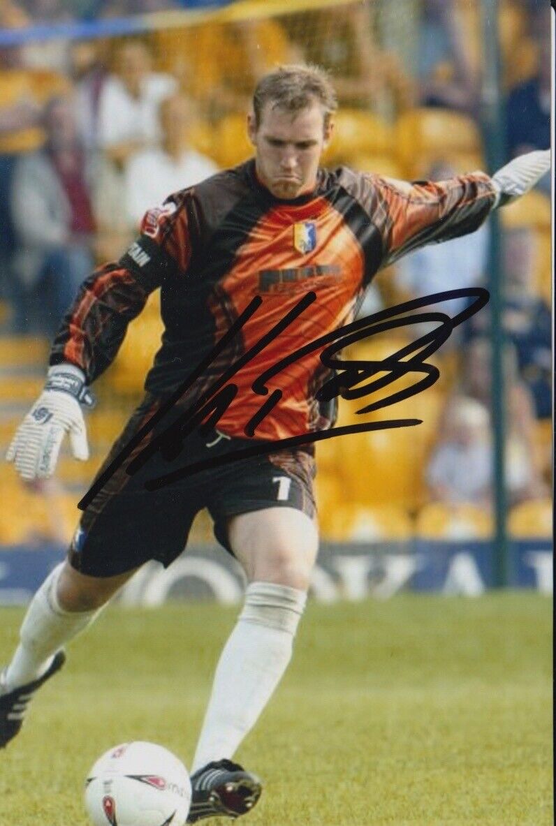 KEVIN PILKINGTON HAND SIGNED 6X4 Photo Poster painting MANSFIELD TOWN FOOTBALL AUTOGRAPH