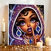 (Pre-Framed)Diamond Painting-DIY Crystal Rhinestone Girl(25x25cm)