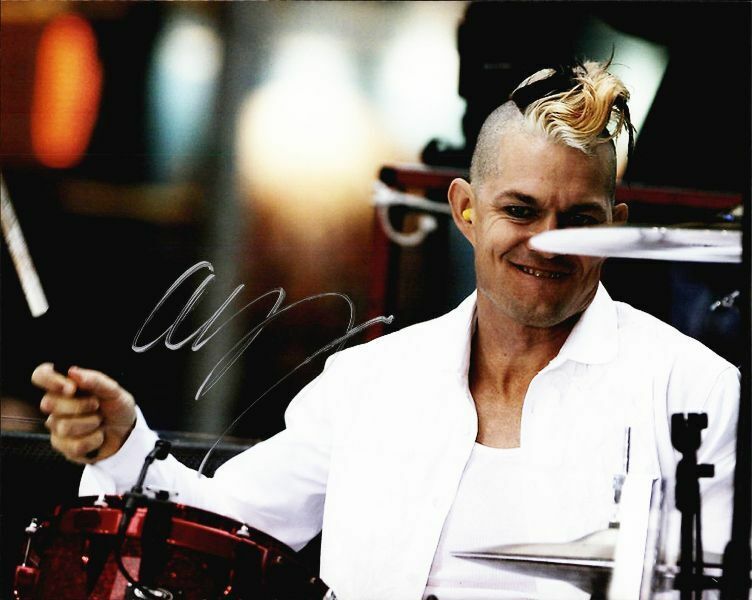 Adrian Young No Doubt Authentic signed rock 8x10 Photo Poster painting W/Cert Autographed 326-b