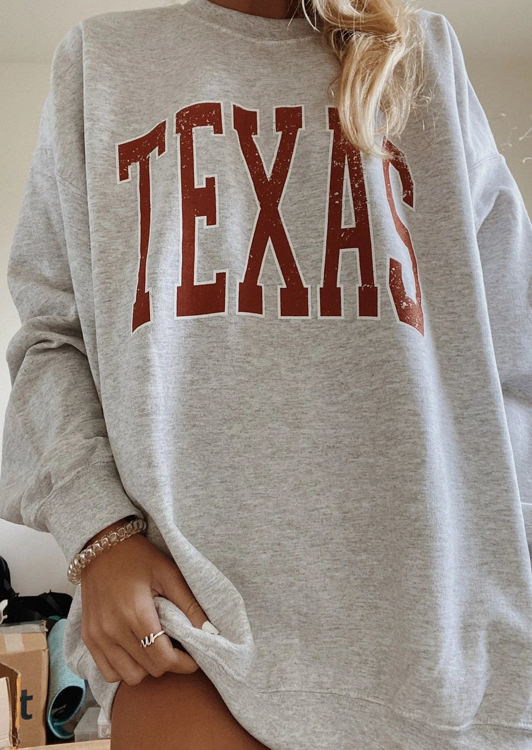 Texas Sweatshirt August Lemonade August Lemonade