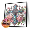Kreuz - speziell geformtes Diamantgemälde - 30*30cm