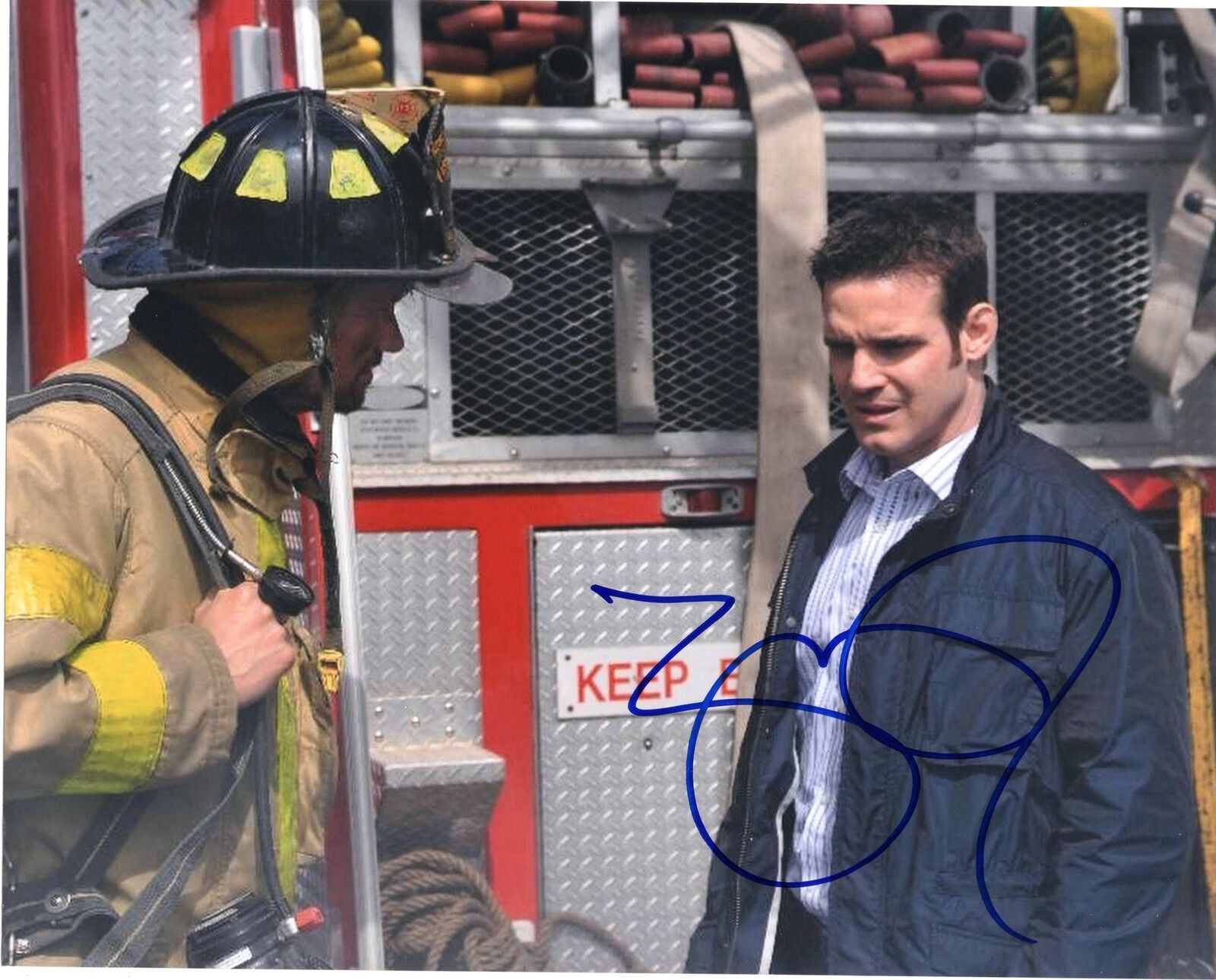 Eddie McClintock Warehouse 13 Pete Lattimer Signed 8x10 Photo Poster painting w/COA #2